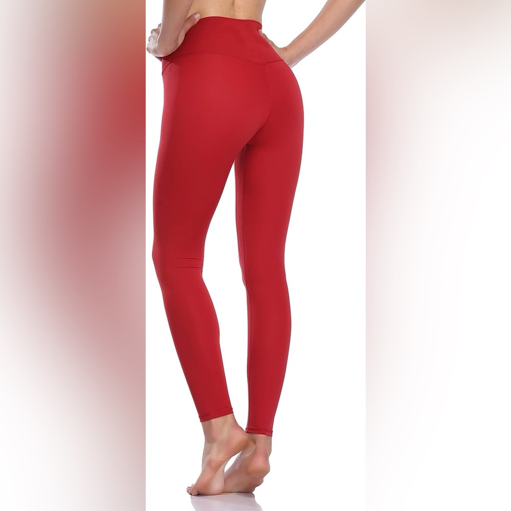 Colorfulkoala red leggings